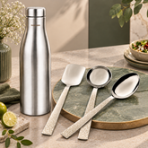 Montavo Purify Water Bottle & Pacific Serving Spoon Set Combo