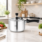 FnS NuChef Aegis Triply Inner Lid Pressure Cooker 1L