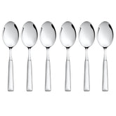 Montavo by FnS Lisbon Stainless Steel Dinner Spoon Set of 6 Spoons, for Home, Kitchen and Dinning