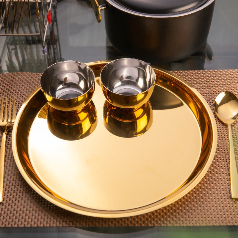 Buy FnS Royal 78 pcs Gold Stainless Steel Dinner Set