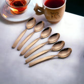 FnS Allie Stainless Steel Rose Gold 6 Pcs Teaspoon Set
