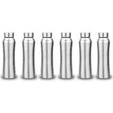 Montavo by FnS Oasis Stainless Steel Water Bottle Set of 6 (Capacity 750 ml)