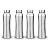 Montavo by FnS Oasis Stainless Steel Water Bottle Set of 4 (Capacity 750 ml)