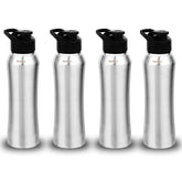 Montavo by FnS Reptide Stainless Steel Water Bottle Set of 4 (Capacity 1 ltr)