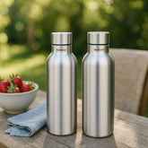 Montavo by FnS Mist Stainless Steel Water Bottle Set of 2 (Capacity 1 ltr)