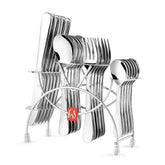 FnS Victoria Stainless Steel 24 PCs Cutlery Set with Stand