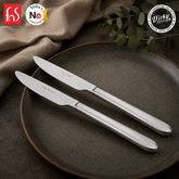 Chef Vicky Ratnani's Signature Collection By FnS Antico Dessert Knife/Dinner knife/Butter knife 2 Pcs Set | Premium classic elegance Handle Design Cutlery for Home, Dining & Kitchen