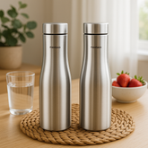 Montavo by FnS Purify Stainless Steel Water Bottle Set of 2 (Capacity 750 ml)