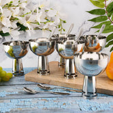 FNS Basil Stainless Steel Bowls Set of 6- Silver