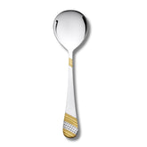 FnS Imperio gold plated Veg serving Spoon Large set of 1