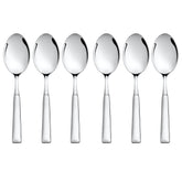 Montavo by FnS Lisbon Stainless Steel Baby Spoon Set of 6 Spoons, for Home, Kitchen and Dinning