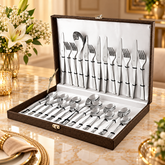FnS Slim Line 26 Pcs Stainless Steel Cutlery Set