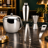 FnS 5-Pc Plain Stainless Steel Bartender Kit