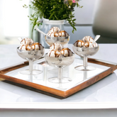 FnS Delight Stainless Steel Ice Cream Cup set of 4