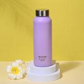Montavo by FnS Lilac Mist color Stainless Steel Water Bottle (Capacity 750 ml)
