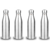 Montavo by FnS Bliss Stainless Steel Water Bottle Set of 4 (Capacity 750 ml)