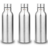 Montavo by FnS Mist Stainless Steel Water Bottle Set of 3 (Capacity 1 ltr)