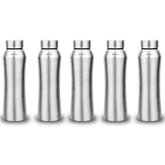 Montavo by FnS Oasis Stainless Steel Water Bottle Set of 5 (Capacity 1 ltr)