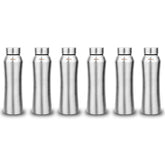 Montavo by FnS Oasis Stainless Steel Water Bottle Set of 6 (Capacity 1 ltr)