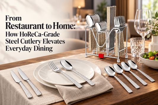 From Restaurant to Home: How HoReCa-Grade Steel Cutlery Elevates Everyday Dining