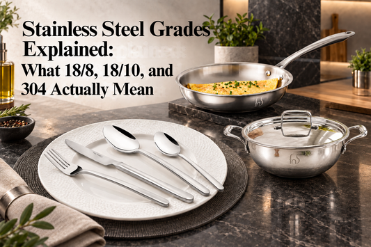 Stainless Steel Grades Explained: What 18/8, 18/10, and 304 Actually Mean