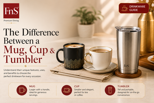 The Difference Between a Mug, Cup and Tumbler