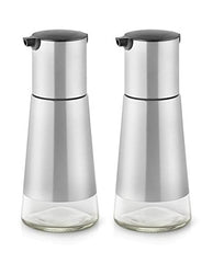 FnS Stainless Steel Elley Oil and Vinegar Dispenser Set 320 ml each (Set of 2)