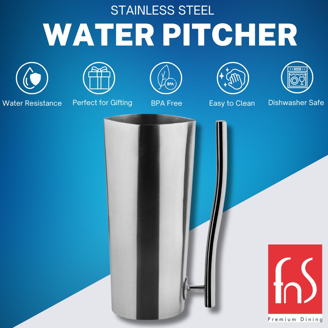 FnS Stainless steel water Pitcher (capacity 1.5 LTR)