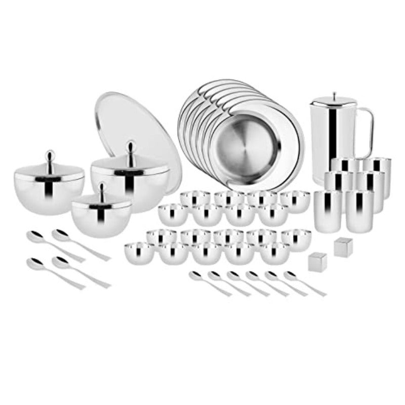 FnS ARISTO Stainless Steel Dinner Set (51 pcs)