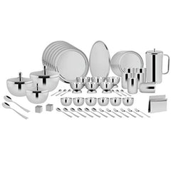 FnS Sovana Stainless Steel Dinner Set (60 pcs)