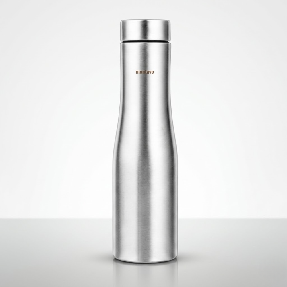 Montavo by FnS Purify Stainless Steel Water Bottle Set of 4 (Capacity 750 ml)