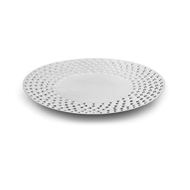 FnS Stainless Steel Round Reusable Platter (D-38 cm)