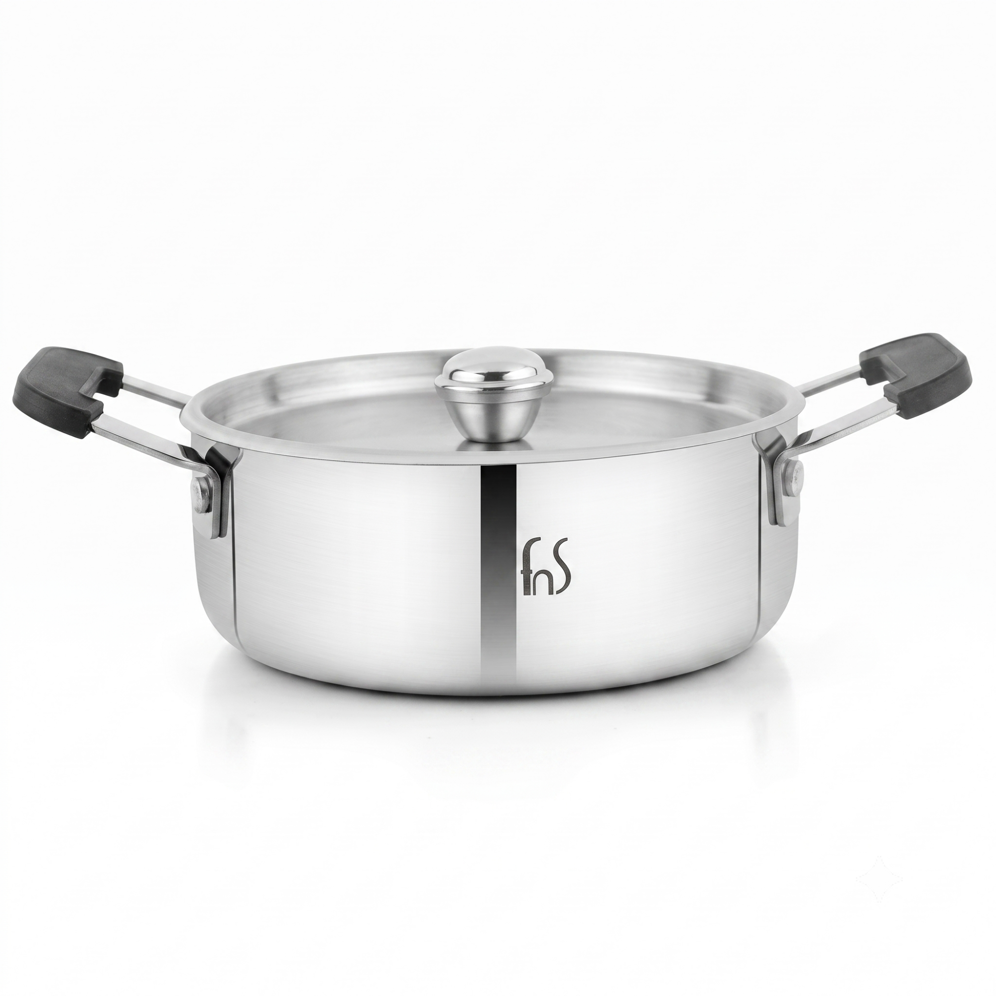 FnS NuChef Triply Stainless Steel Mini Casserole 14 cm