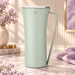 FnS Royal Olive Green Stainless Steel Water Pitcher/Jug 1.2L
