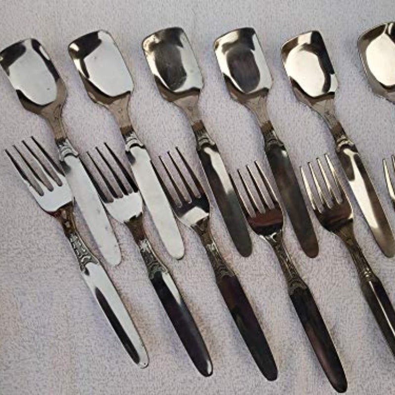 FnS Gracia 12 pc set Ice Cream Spoon and Fruit Fork      