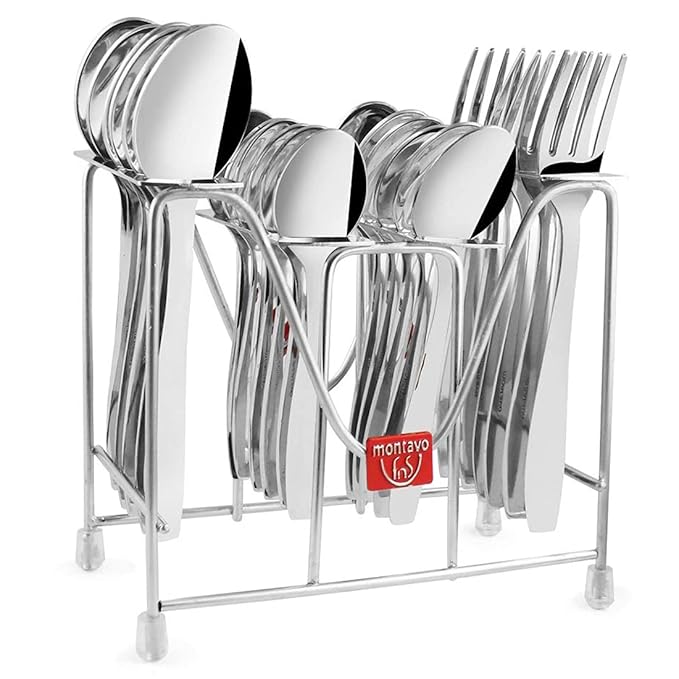 Montavo by FnS Rio 24 Pcs Cutlery Set With hanging Stand