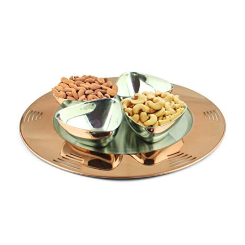 FnS Trino Stainless Steel Snacks Serving Set