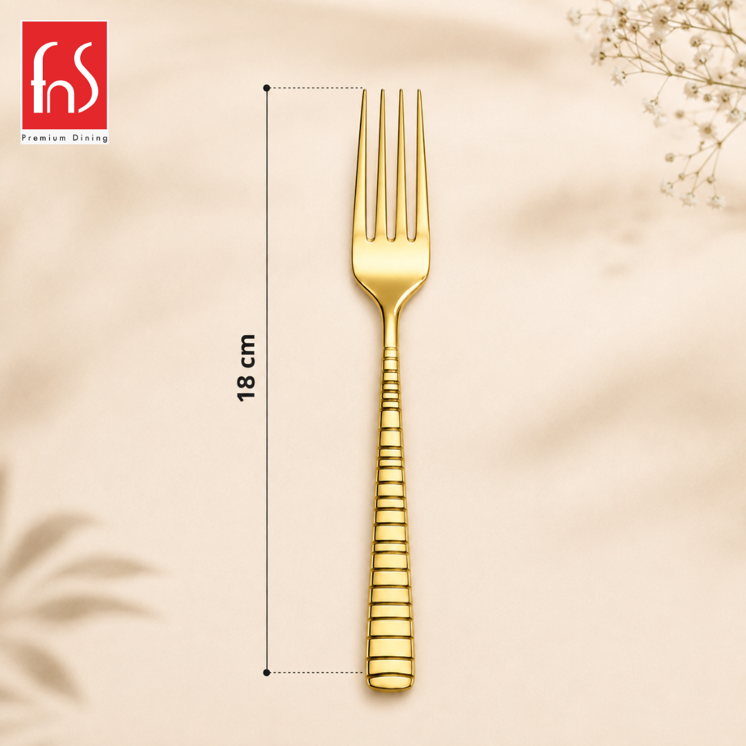 FnS Boston 24 Pcs Cutlery Set in Gift Box Packaging (6 Dinner Spoon, 6 Dinner Fork, 6 Teaspoon, 6 Dinner Knives)