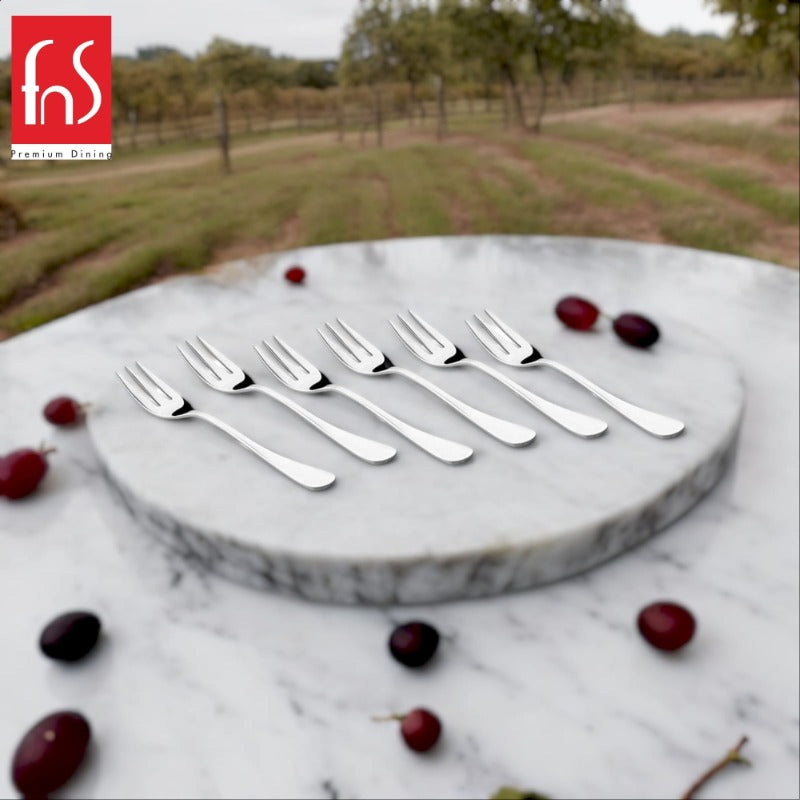 FnS Victoria 6 Pcs Stainless Steel Dinner Fork