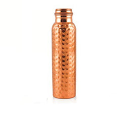 FnS Hammered Copper Water Bottle 1 Litre