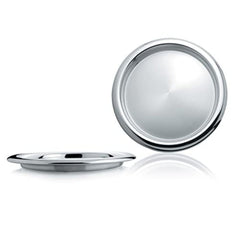 FnS Stainless Steel Round Reusable Platter