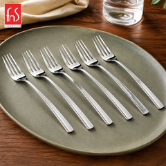 FnS Solo 6 Pcs Stainless Steel Dinner Fork Set
