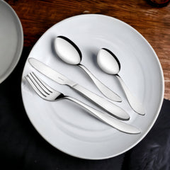 Montavo by FnS Orchid 24 Pcs Cutlery Set with Stand
