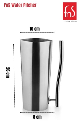 FnS Stainless steel water Pitcher (capacity 1.5 LTR)