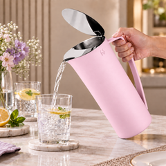 FnS Royal Pink Stainless Steel Water Pitcher/Jug 1.2L