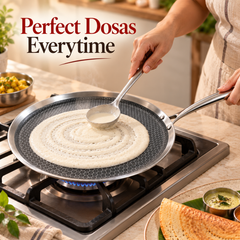 FnS NuChef Hexa Clad Dosa Tawa 28 cm
