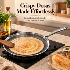 FnS NuChef Hexa Clad Dosa Tawa 28 cm