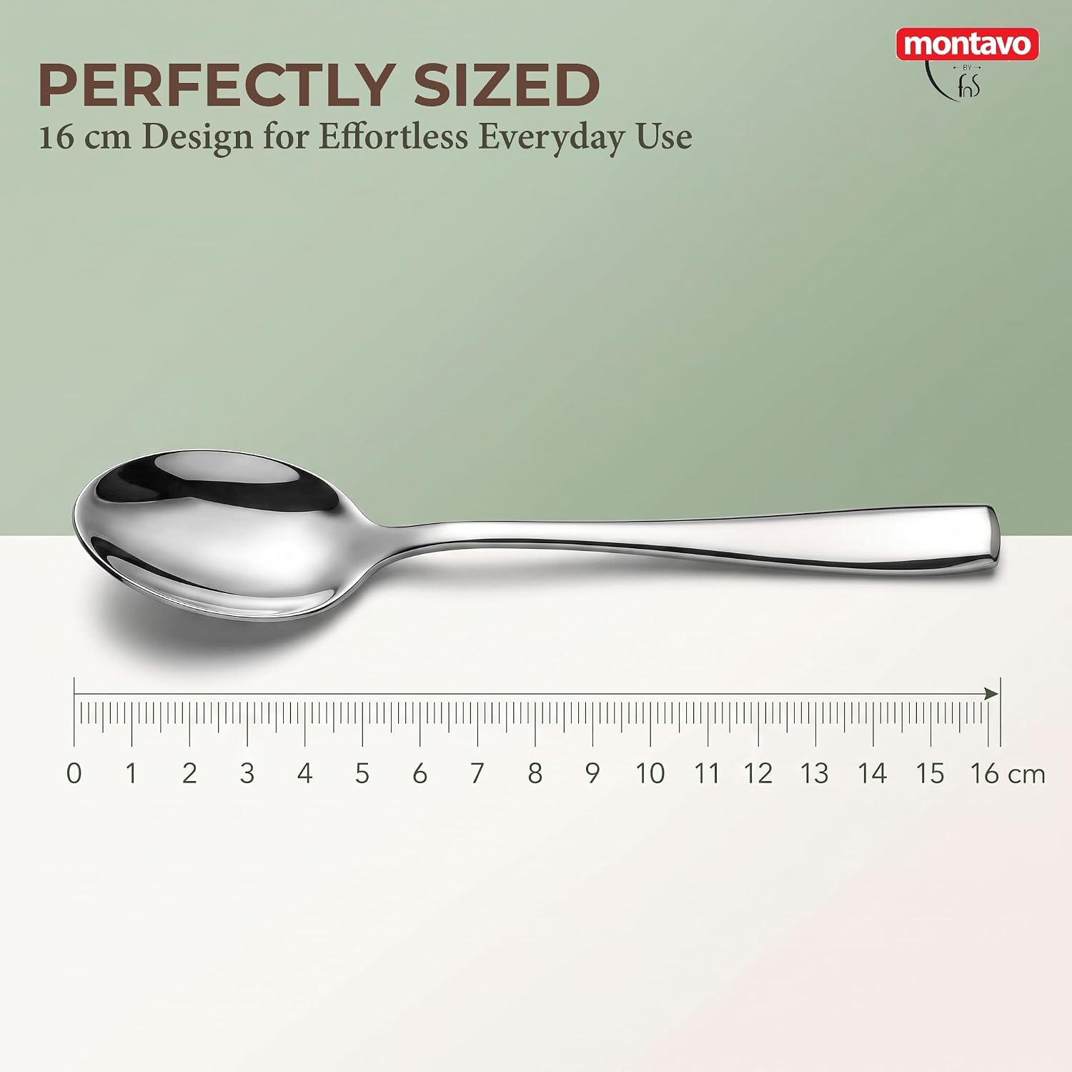 Montavo by FnS Stainless Steel Dinner Spoons | Set of 12