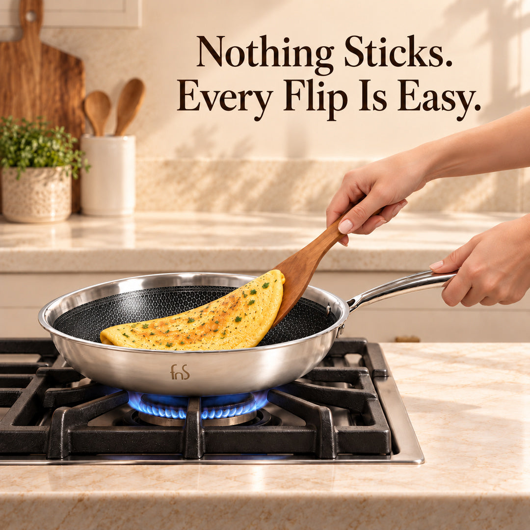 FnS NuChef Hexa Clad Frypan 22 cm