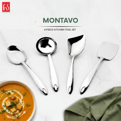 Montavo by FnS  Premium 4 Pcs Kitchen Tool Set (Medium Size)